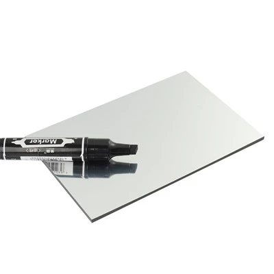 Miroir argenté en feuille Acp 4 par 8