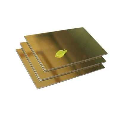Différentes tailles de feuille Acp miroir argenté