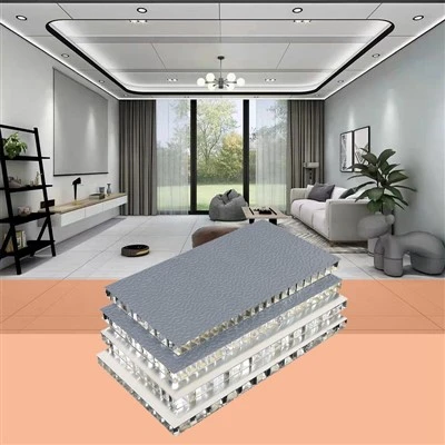 Plafond en panneau nid d'abeille en aluminium